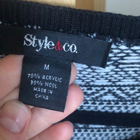 Style & Co Patterned Knit Cardigan - Picture 6 of 8